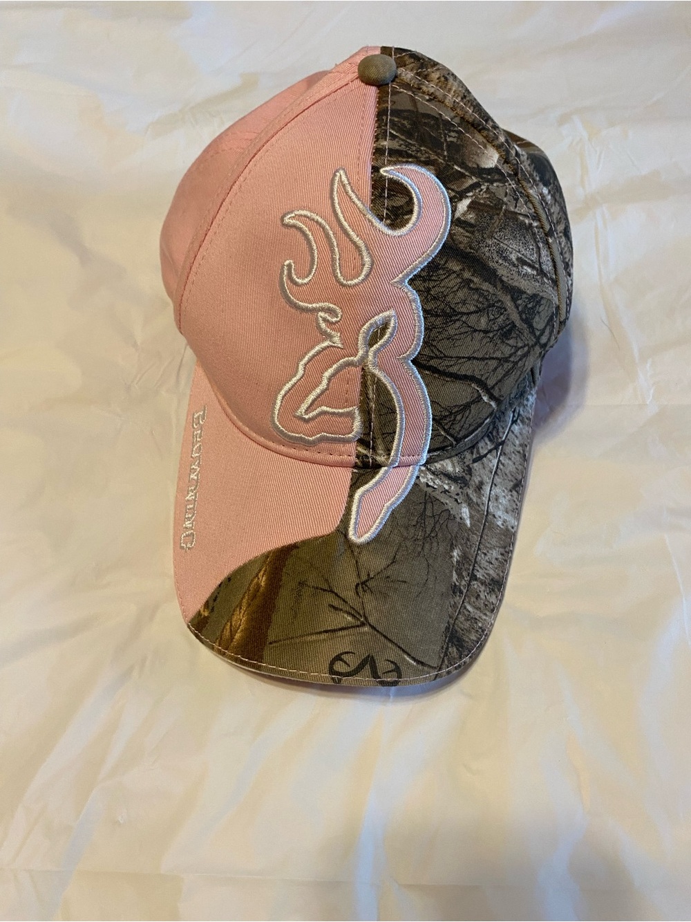 browning Pink & Camo Baseball Cap
